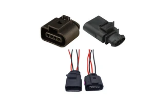 4-Pin Male/Female Car Electrical Cable Wire Harness Auto Connectors 1J0973704/1J0973804/1J0973804A"