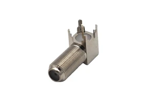 Connector Coaxial de radiofrequencies F enchapado de Niquel