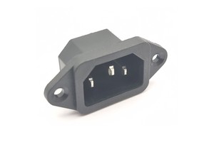 3 Pin 10A 250V AC Female Socket Male Electrical Jack AC Inlet Power Socket Connector With Panel Mount
