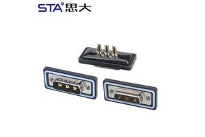 IP67 Waterproof DB15 26 Pin 3W3 7W2 11W1 Insert Board Bend D-SUB Solder PCB Male Female Connector