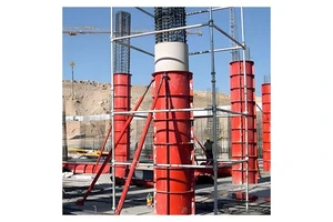 Reusable Road Construction Metal Concrete Forming Round Column Steel Box Girder Bridge Formwork For Sale