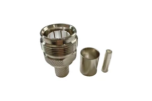 Factory Price 4310-C-K7 Coaxial Connector Female Mini DIN 4310 Connector Crimp RG8 RG213