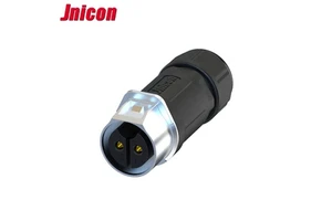 Jnicon MJ24 IP67 Waterproof Connector Electric Wire Cable Panel Mount Plug Socket Connector Set Solar Marine Battery Storage