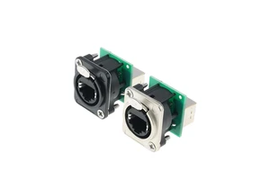 Wholesale D-Type Panel Mount EtherCON Ethernet RJ45 Feedthrough Chassis Connector 8P8C Copper Contact RJ45 Connectors