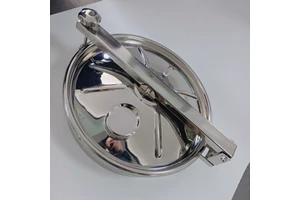 AOMITE Brand Wenzhou Fabricated 500mm Stainless Steel Sanitary Manhole Cover Full Sight Glass Food Processing Machinery Parts 1