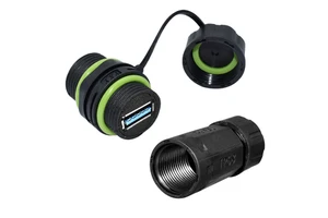 Ip68 Waterproof Usb3.0 Format Conversion Data Cable Panel Mount Connectors Wholesale 9 Pin Connector