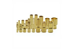 Pure Copper Gold-Plated Banana Plug 2mm-8mm Bullet Connector for RC Electrical Toys Variety Sizes