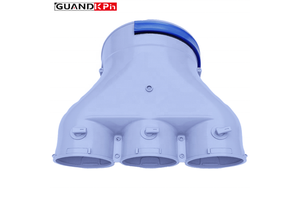 PP Plastic Multi Port Duct Connector /Branch Connector For HVAC Ventilation Pipe Fitting