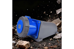 3Pin 63a 2p+E 220-240v IP67 Industrial Plug Iec60309 63a 3pin Industrial Plug Socket 2p E 220 240v Ip67 Cee Connector Socket