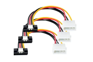Molex Connector 3 Pin 4 Pin Dual Power Supply Wire Molex Cable
