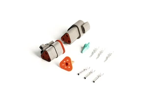 3 Pin Deutsch DT Gray Connector Size 16 Solid Contacts Waterproof Electrical Wire Connector With Seal Plug For Off-Road Vehicles