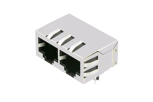 ARJ12A-MCSA-MU2 Tab up Without LED Dual Port 100/1000 Base-T Ethernet RJ45 Connectors 1x2