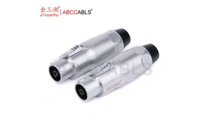 High Quality NL8 8pin Silver Male/Female Metal Audio Video Speaker Connector Professional New Design Long Lifespan Accessory