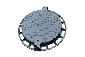 High Quality EN124 Ductile Iron Casting Manhole Sewer Cover OEM Service Manufactured in China Round Square Design