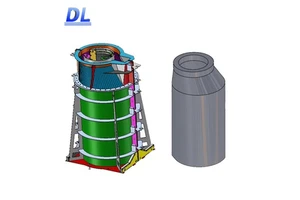 Prestressed Product Manual Wet Casting Concrete Pouring Manhole Metal Steel Mold Manufacturing Precast Septic Tank Production