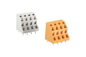 Vertical Spring Double Level Terminal Block 7.5/7.62mm Screwless Terminal Block