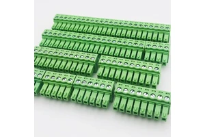 Soldering-Free Butt-Joint Pluggable Copper PCB Terminal Blocks 15EDGK Series 3.81/3.5mm 5.08mm Pitch 2P/4P/6P for Electrical