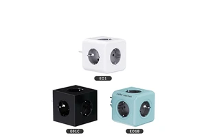 Origin Factory Hotsale Fashionable Multiple Cube Socket Without Cable Multi Power Strip Socket Eu 5-in-1 Socket Adapter Plug