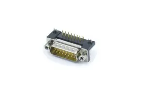 Db15 Male Right Angle D Sub Connector 15 Pin Pcb Mount Gold Plated for Industrial Automation Serial Port Equipment