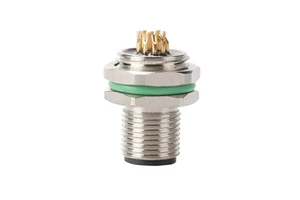 Display Dual 4pin D Code M12 Waterproof Electrical Wire Connector