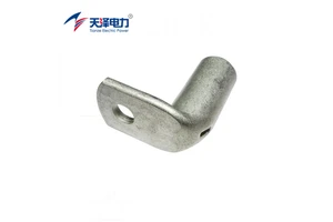 D-M LDIN 90 Degree L-Shaped Right Angle Connector Cold Pressed Terminal Block For Automotive Crimping Copper Tube Cable Eyelet