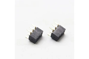 Factory Connector 2.54Mm 2x3P 2x4P 2x5P 2x6P 2x7P 2x8P Double Row Female Header SMT 7.62 Space Female Header Connectors