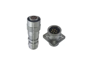 Huadespace Circular Electrical Aviation Connectors XR12J7A/J7P/K7A/K7P/K4P Self-Locking Waterproof Multi-PIN (2-7) Push-Pull