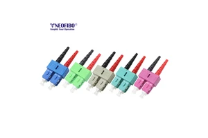 SC SX Connector Optical Fiber UPC Optic Fiber Cable Connector Fibre UPC SC APC Fiber Optic Connector