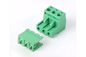 Pluggable PCB Terminal Block PBT/PA6T Housing Brass Tin Plated Solder Pins 150V 2A 26-20AWG Wire Range