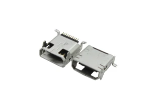 USB-SAMSUNG-12PF-DS Mini USB Female Connector 12 Pin SMT Through Hole Right Angle Mini USB 2.0 Type A
