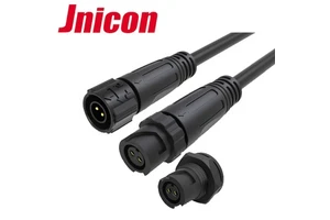 Bayonet Waterproof Electrical Circular Plug Socket M12 Series LED Light Strip Connector