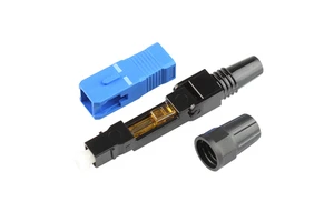 Telecom-Grade SC/APC FC/UPC SC/UPC Pre-Loaded Fiber Optic Quick Connector, Cold Splice Fast Termination for FTTH/Data Center