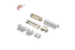 PH2.0 Curved Pin 2.0MM Spacing 2/3/4/5/8/10P 90 Degree Horizontal DIP Male/Female Plug-In Board Connector Copper Contact PCB