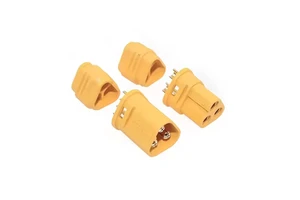 Original Amass Mt30 3pin Connector Pcb Mount Banana Plug Cable Connector