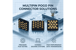 Factory Custom Brass SMT Type Multipin Pogo Pin Connector Solutions 18pin Female Charger Pin Spring Connectors 2A 12V