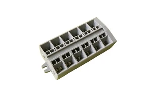 264 Series Equivalent Miniature Terminal Blocks Spring Connection PA66 Material 8kV Rated 24A Electrical Wire Connector