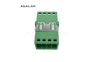 SC/APC Simplex 4-Port Sr-Sr Polyetherimide Green Network Optical Coupler Fiber Optic Adapter with Keystone and LC Couplers