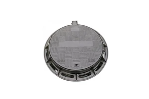 Hot Selling Customized EN124 Standard D400 Ductile Iron Manhole Cover Frame Black Bitumen Surface Treatment 100% Water Pressure