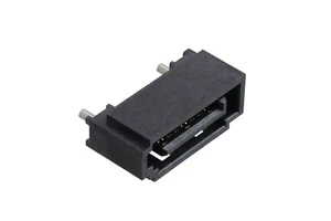 1.27mm Pitch BTB Hard Disk Connector Female Socket SATA 7P Single-slot Board-to-board Connector, SMT IP20, Mezzanine Connectors