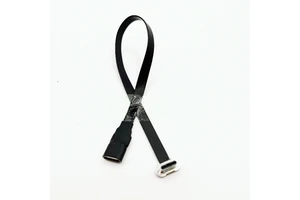 Ultra-Thin Flat Ribbon FPC FFC USB 3.1 Type C Male to Female 90 Degree Angled Lower Profile Data Cables