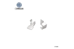 OEM ODM Stainless Steel Solder Terminal Connector Electronic Components PCB Shielding Clamp RF Wire Clip 24V 1A Spring Clip for