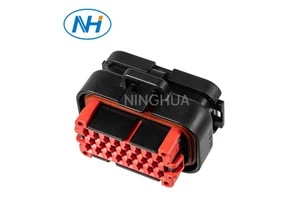 TE Connectivity AMPSEAL Series 23-Way Automotive Plug Connector PBT 770680-1 Quick Connector Auto Fuel Line Adaptor Male/Female