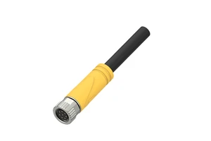 Marvtech Oem 8 Pole Shield M8 Overmould Circular Cable Connector For Welding Machine