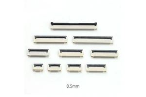 FPC Connector Horizontal Back Flip-lock ZIF Type H2.0mm 4-60pin 0.5mm Pitch FPC/ FFC Connectors
