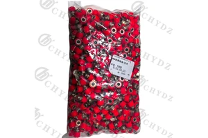 4MM BANANA SOCKET RED 4MM BANANA SOCKET High-Conductivity Electrical Connector | Panel Mount Test Terminal 4MM BANANA SOCKET RED