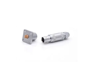 Coaxial Connector Male/female Plug FFA EBC 3 Pin Push Pull Electrical Connector 50ohm Connector