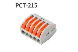 China Factory Spring 2Pin 3Pin 4Pin 5Pin Push-in Wire Fast Connector LED Light Terminal Blocks