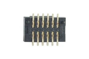 RealRun OEM 0.8mm Pitch 12 Pin SMT Dual Row Male BTB Connector with Gold Over Ni Contact Finish