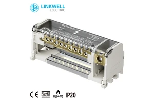 Brass Conduct Panel Spring Screw Connector Power Distribution Electric Rail Mounted Screw Terminal Blocks