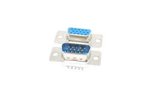 DP15 D-SUB 15 Pin Female/Male Connector VGA Three Row 15 Pin Straight Pin Plug-in Board